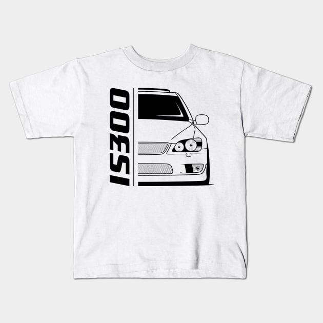 IS300 JDM Front Kids T-Shirt by GoldenTuners